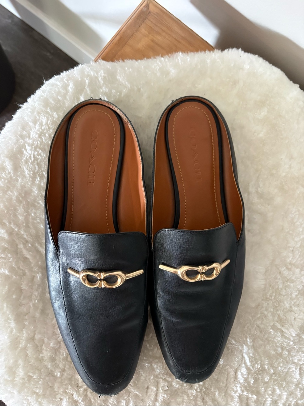 Coach Slip On Flats Dress Shoes - Picture 3 of 8